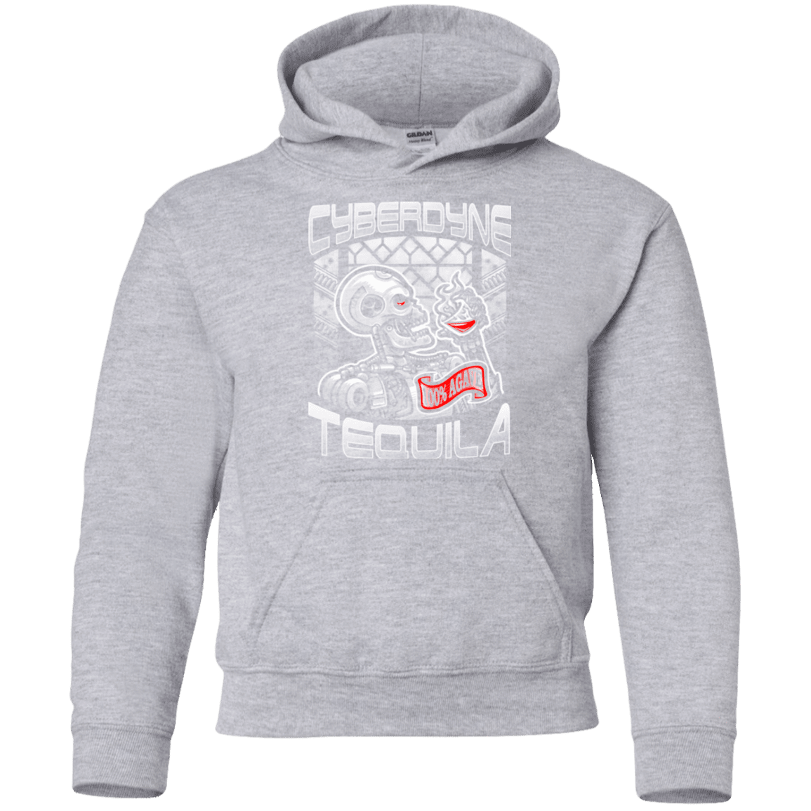Sweatshirts Sport Grey / YS Cyberdyne Whiskey Youth Hoodie