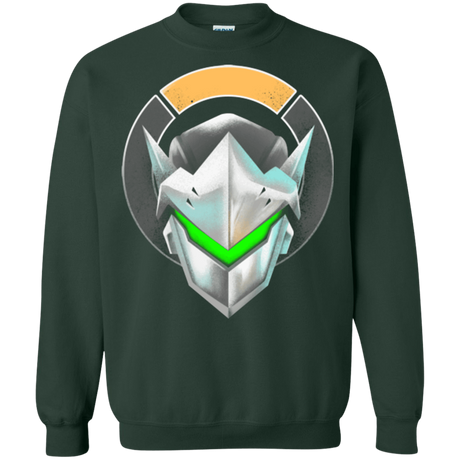 Sweatshirts Forest Green / Small Cyborg Ninja Crewneck Sweatshirt