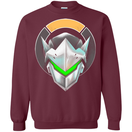 Sweatshirts Maroon / Small Cyborg Ninja Crewneck Sweatshirt