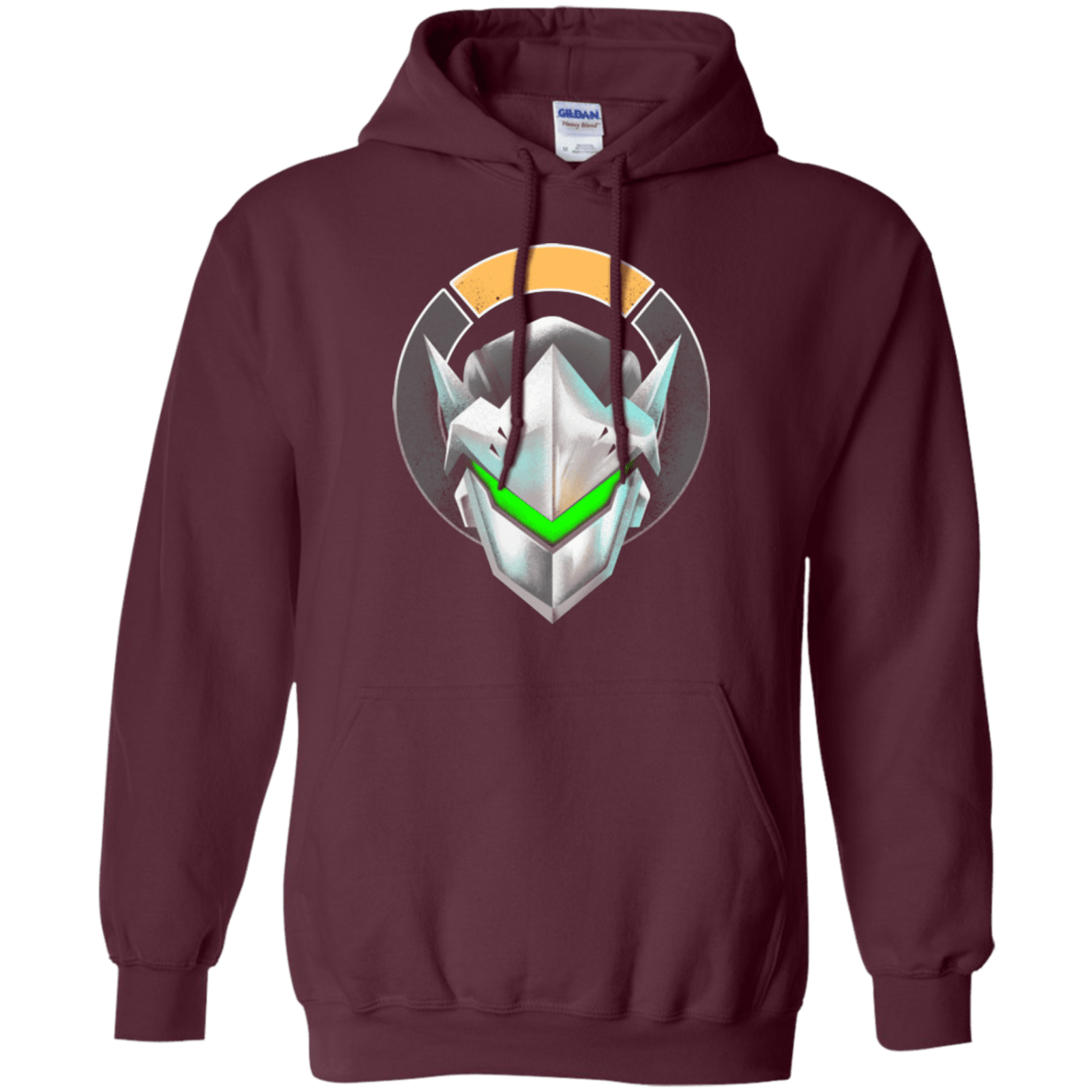 Sweatshirts Maroon / Small Cyborg Ninja Pullover Hoodie