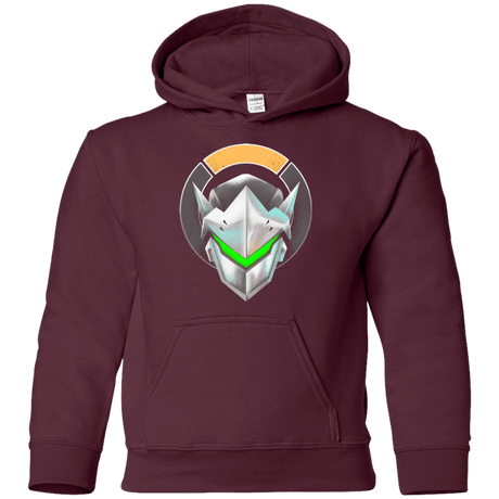 Sweatshirts Maroon / YS Cyborg Ninja Youth Hoodie