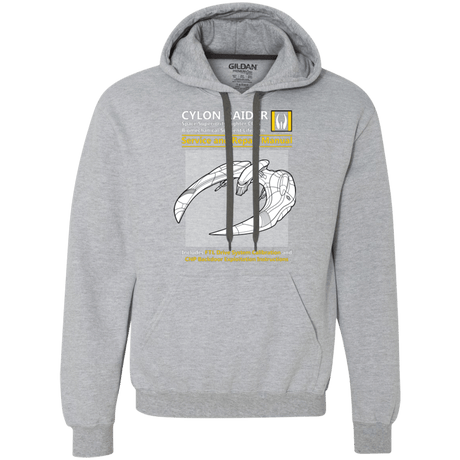 Sweatshirts Sport Grey / Small CYLON RAIDER SERVICE & REPAIR MANUAL Premium Fleece Hoodie