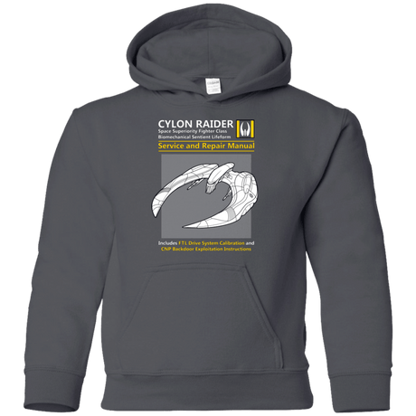 Sweatshirts Charcoal / YS CYLON RAIDER SERVICE & REPAIR MANUAL Youth Hoodie