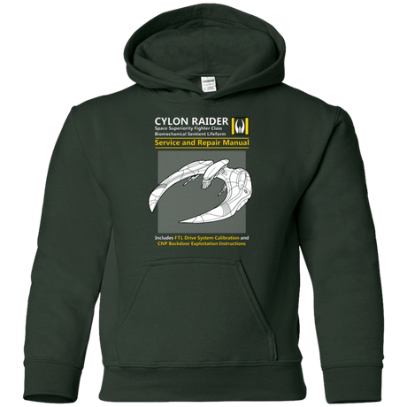 Sweatshirts Forest Green / YS CYLON RAIDER SERVICE & REPAIR MANUAL Youth Hoodie