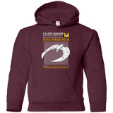 Sweatshirts Maroon / YS CYLON RAIDER SERVICE & REPAIR MANUAL Youth Hoodie