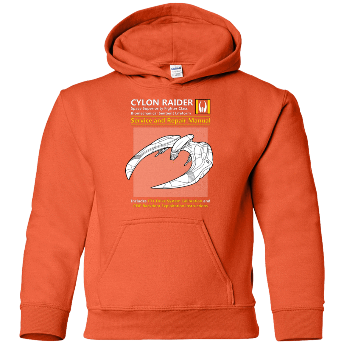 Sweatshirts Orange / YS CYLON RAIDER SERVICE & REPAIR MANUAL Youth Hoodie