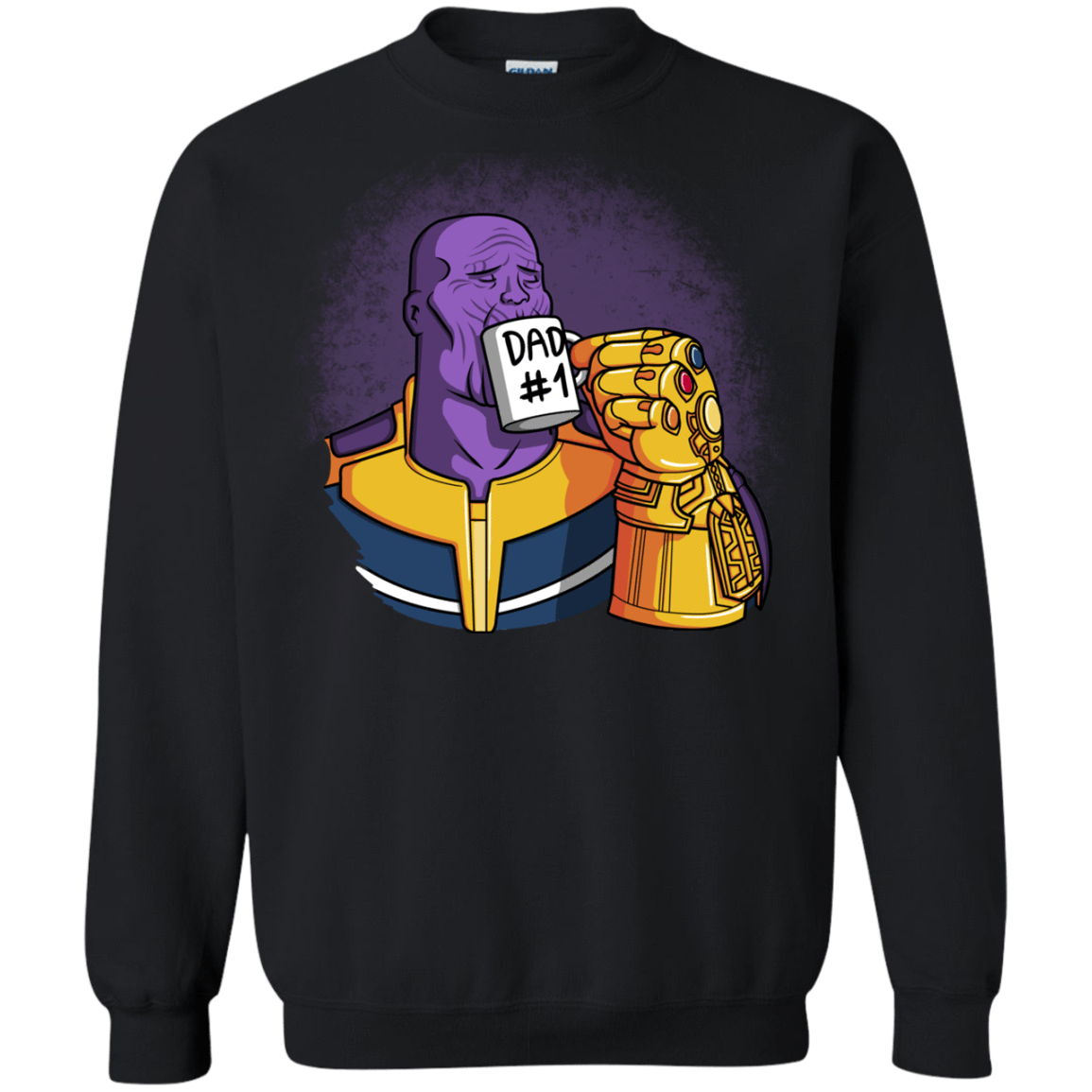 Sweatshirts Black / S Dad 1 Crewneck Sweatshirt