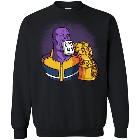 Sweatshirts Black / S Dad 1 Crewneck Sweatshirt