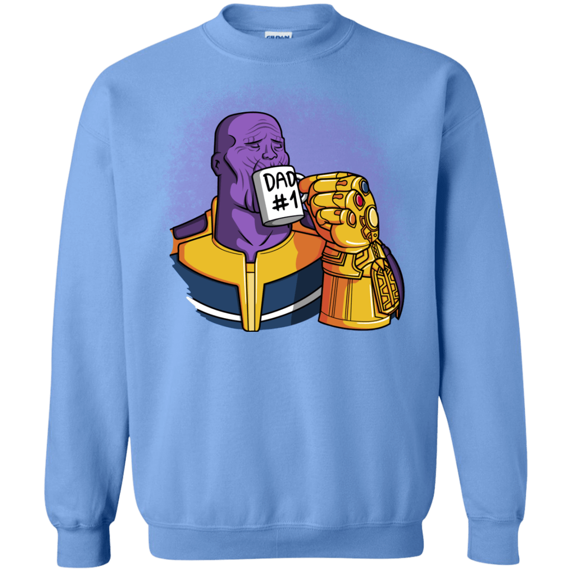 Sweatshirts Carolina Blue / S Dad 1 Crewneck Sweatshirt