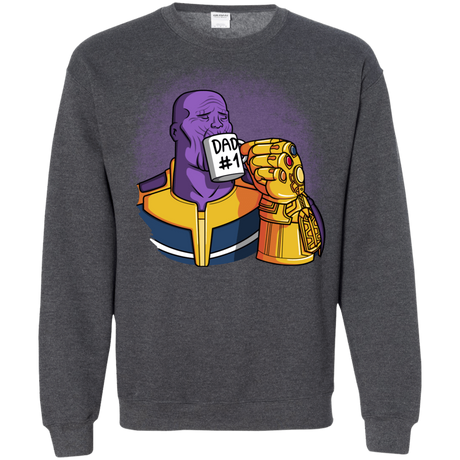 Sweatshirts Dark Heather / S Dad 1 Crewneck Sweatshirt