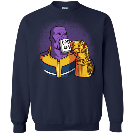 Sweatshirts Navy / S Dad 1 Crewneck Sweatshirt