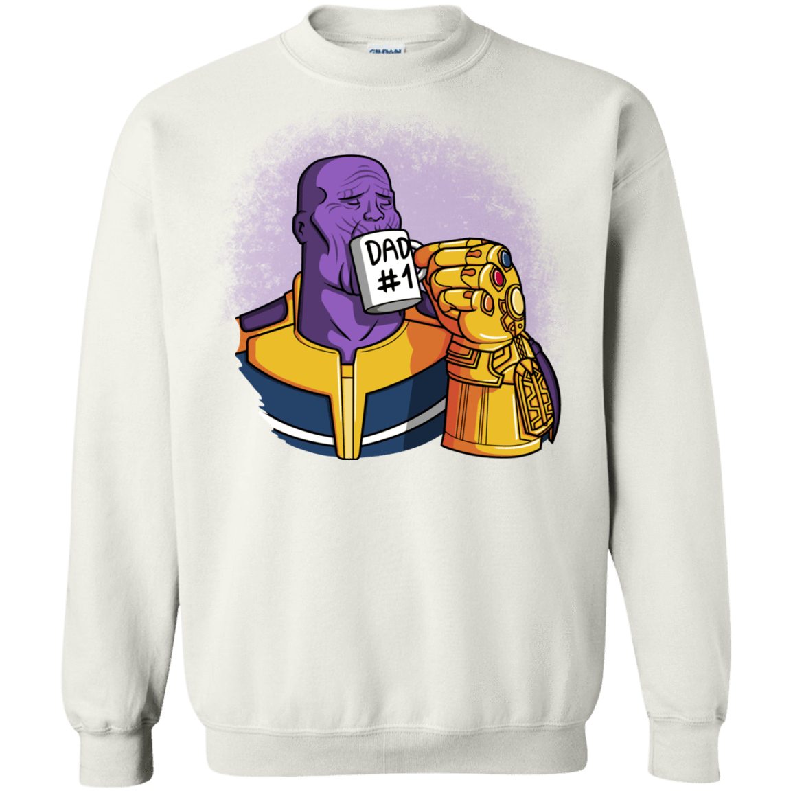 Sweatshirts White / S Dad 1 Crewneck Sweatshirt