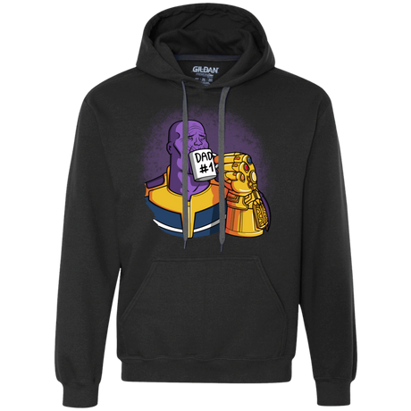 Sweatshirts Black / S Dad 1 Premium Fleece Hoodie