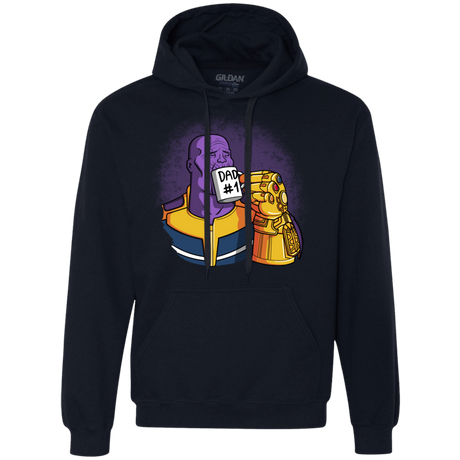 Sweatshirts Navy / S Dad 1 Premium Fleece Hoodie