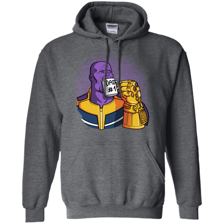 Sweatshirts Dark Heather / S Dad 1 Pullover Hoodie