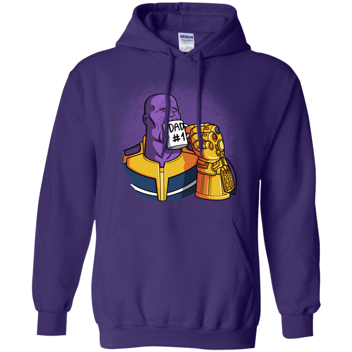 Sweatshirts Purple / S Dad 1 Pullover Hoodie