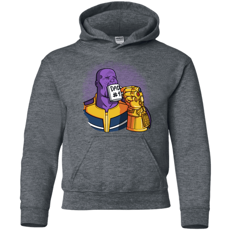 Sweatshirts Dark Heather / YS Dad 1 Youth Hoodie