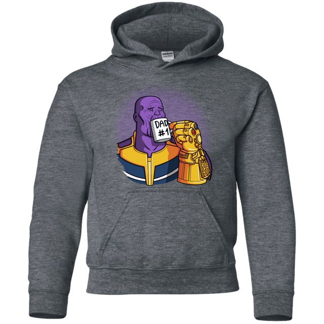Sweatshirts Dark Heather / YS Dad 1 Youth Hoodie