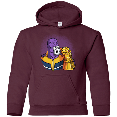 Sweatshirts Maroon / YS Dad 1 Youth Hoodie