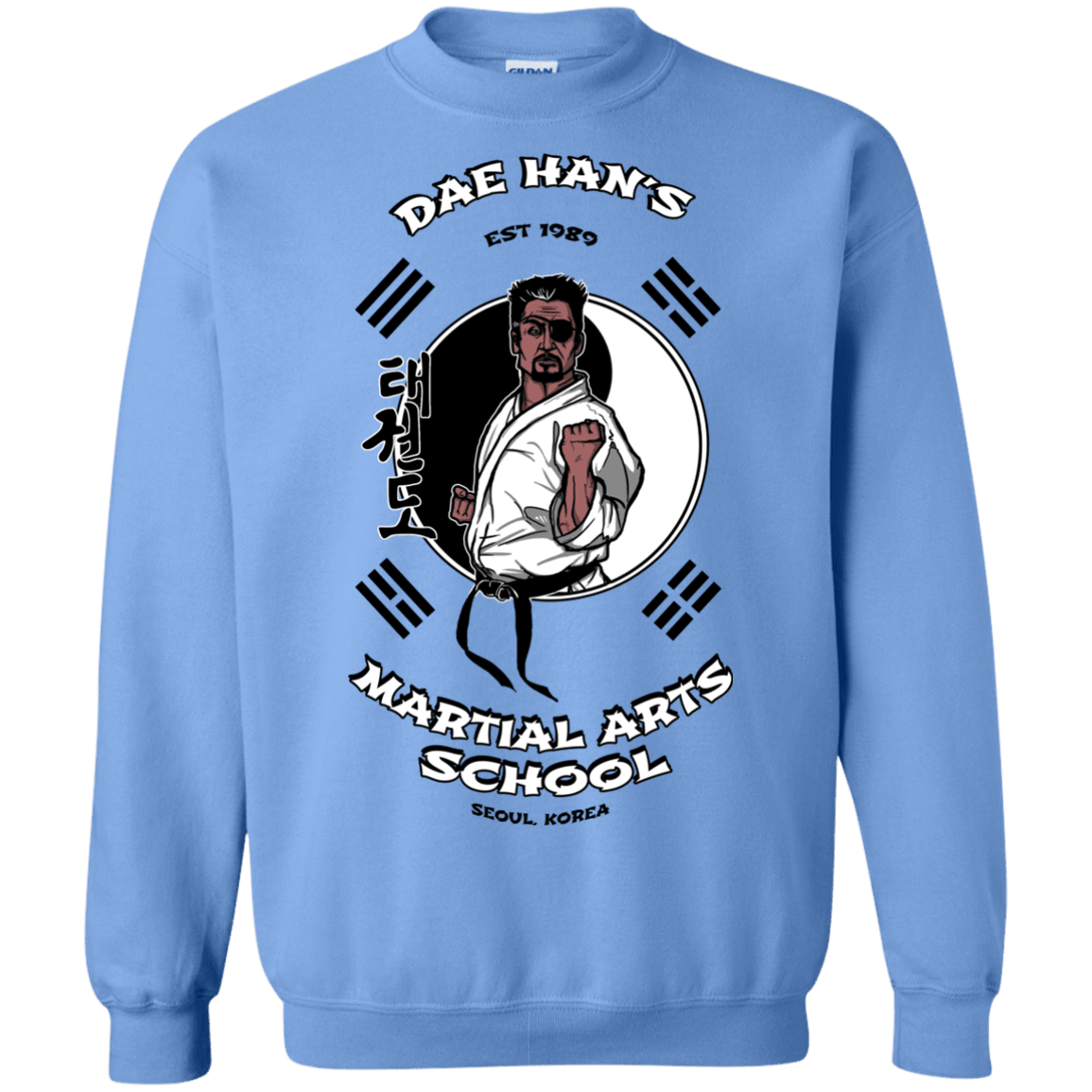 Sweatshirts Carolina Blue / S Dae Hans Martial Arts Crewneck Sweatshirt
