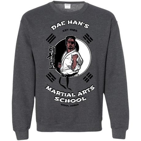 Sweatshirts Dark Heather / S Dae Hans Martial Arts Crewneck Sweatshirt