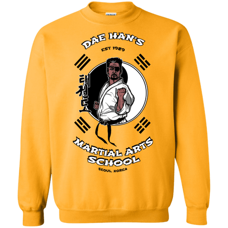 Sweatshirts Gold / S Dae Hans Martial Arts Crewneck Sweatshirt
