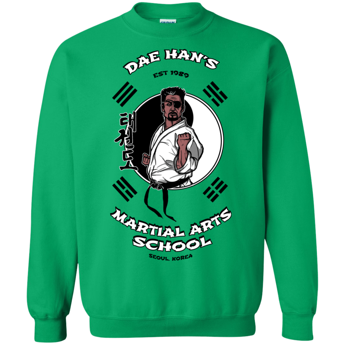 Sweatshirts Irish Green / S Dae Hans Martial Arts Crewneck Sweatshirt