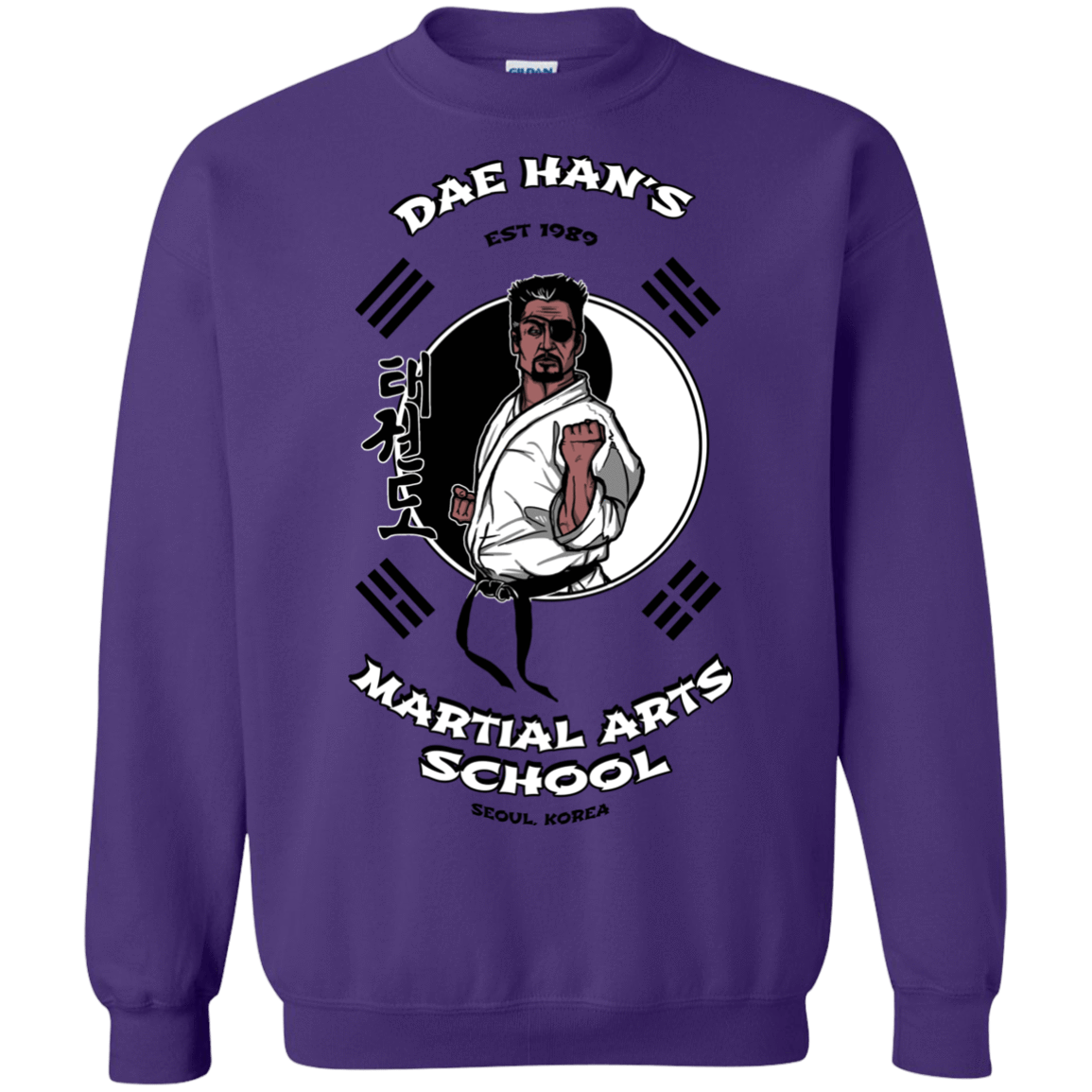 Sweatshirts Purple / S Dae Hans Martial Arts Crewneck Sweatshirt