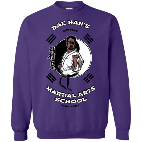 Sweatshirts Purple / S Dae Hans Martial Arts Crewneck Sweatshirt