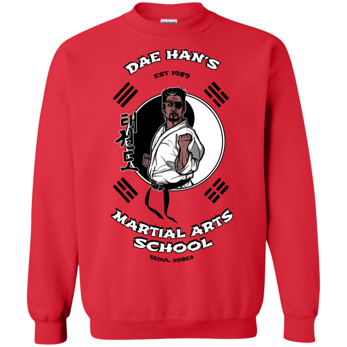 Sweatshirts Red / S Dae Hans Martial Arts Crewneck Sweatshirt