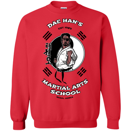 Sweatshirts Red / S Dae Hans Martial Arts Crewneck Sweatshirt
