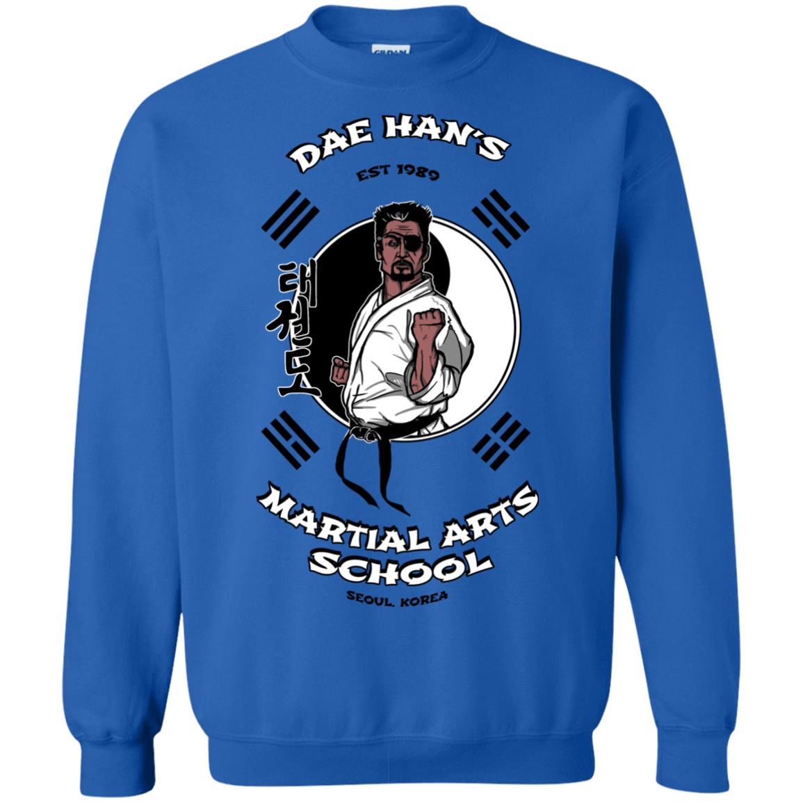 Sweatshirts Royal / S Dae Hans Martial Arts Crewneck Sweatshirt