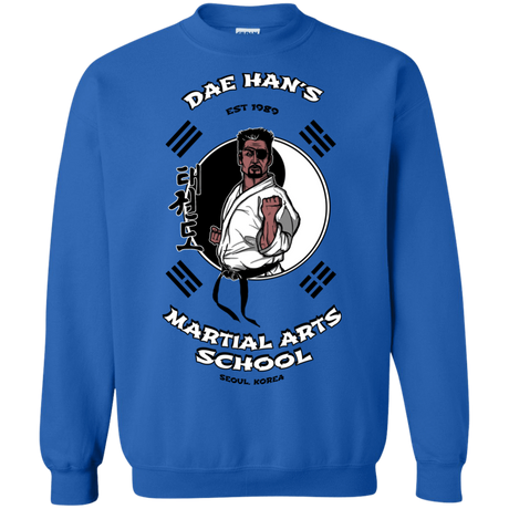 Sweatshirts Royal / S Dae Hans Martial Arts Crewneck Sweatshirt