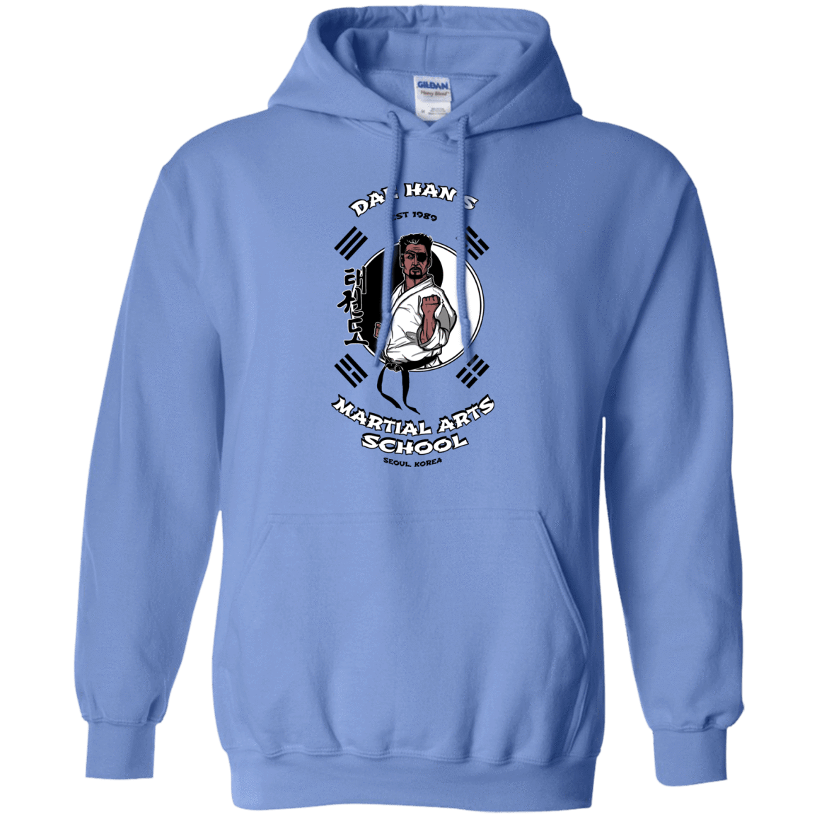Sweatshirts Carolina Blue / S Dae Hans Martial Arts Pullover Hoodie