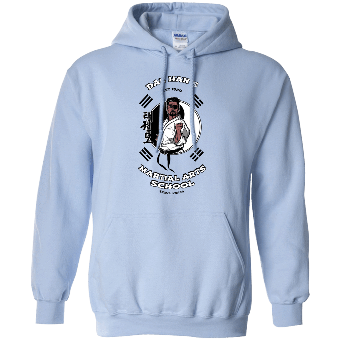 Sweatshirts Light Blue / S Dae Hans Martial Arts Pullover Hoodie