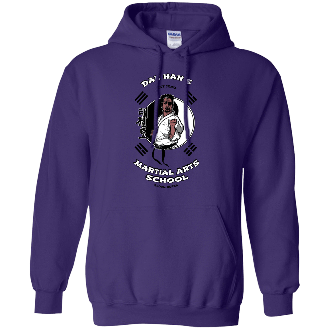 Sweatshirts Purple / S Dae Hans Martial Arts Pullover Hoodie