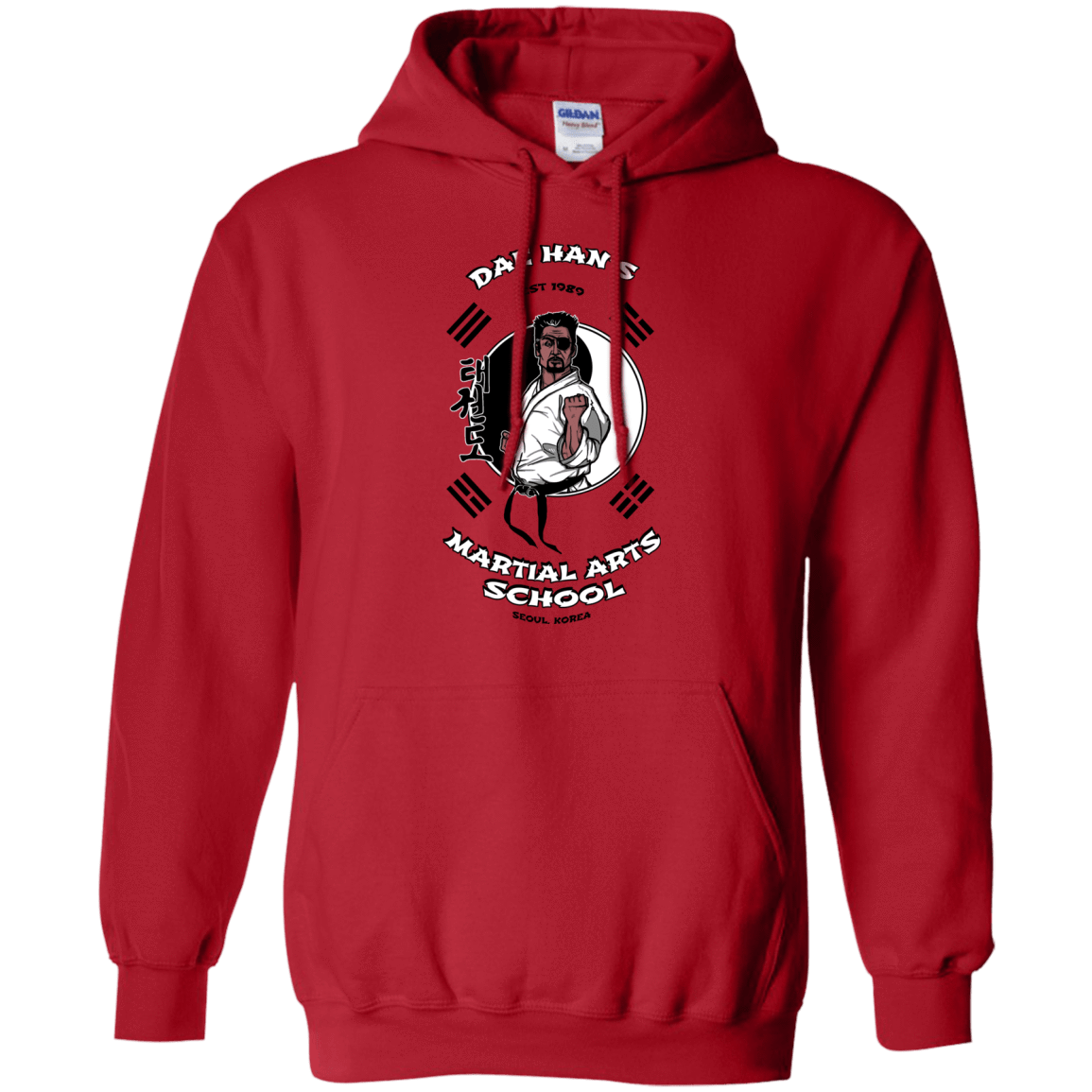 Sweatshirts Red / S Dae Hans Martial Arts Pullover Hoodie