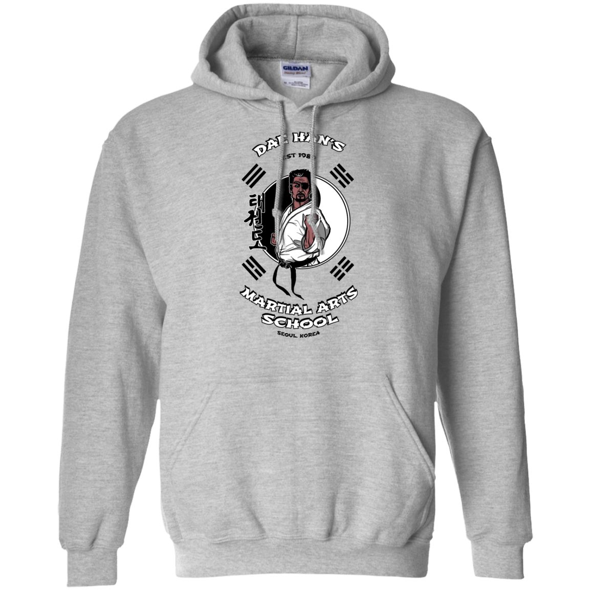 Sweatshirts Sport Grey / S Dae Hans Martial Arts Pullover Hoodie