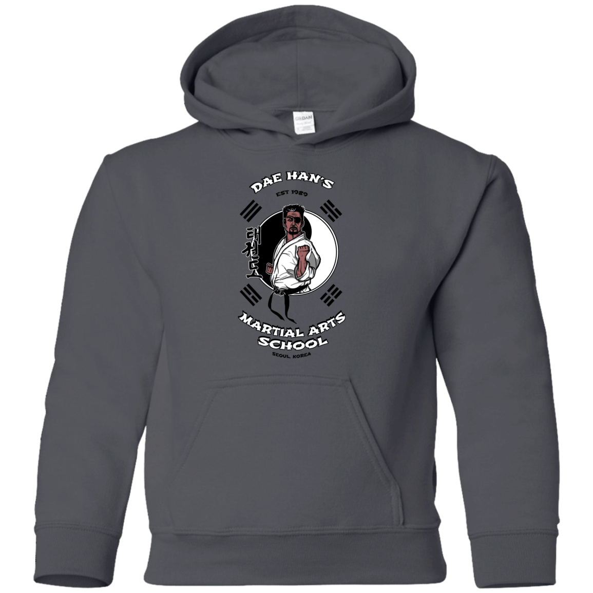 Sweatshirts Charcoal / YS Dae Hans Martial Arts Youth Hoodie