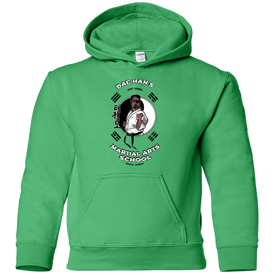 Sweatshirts Irish Green / YS Dae Hans Martial Arts Youth Hoodie