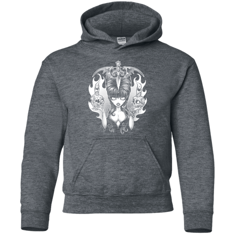 Sweatshirts Dark Heather / YS Dagger Of Darkness Youth Hoodie