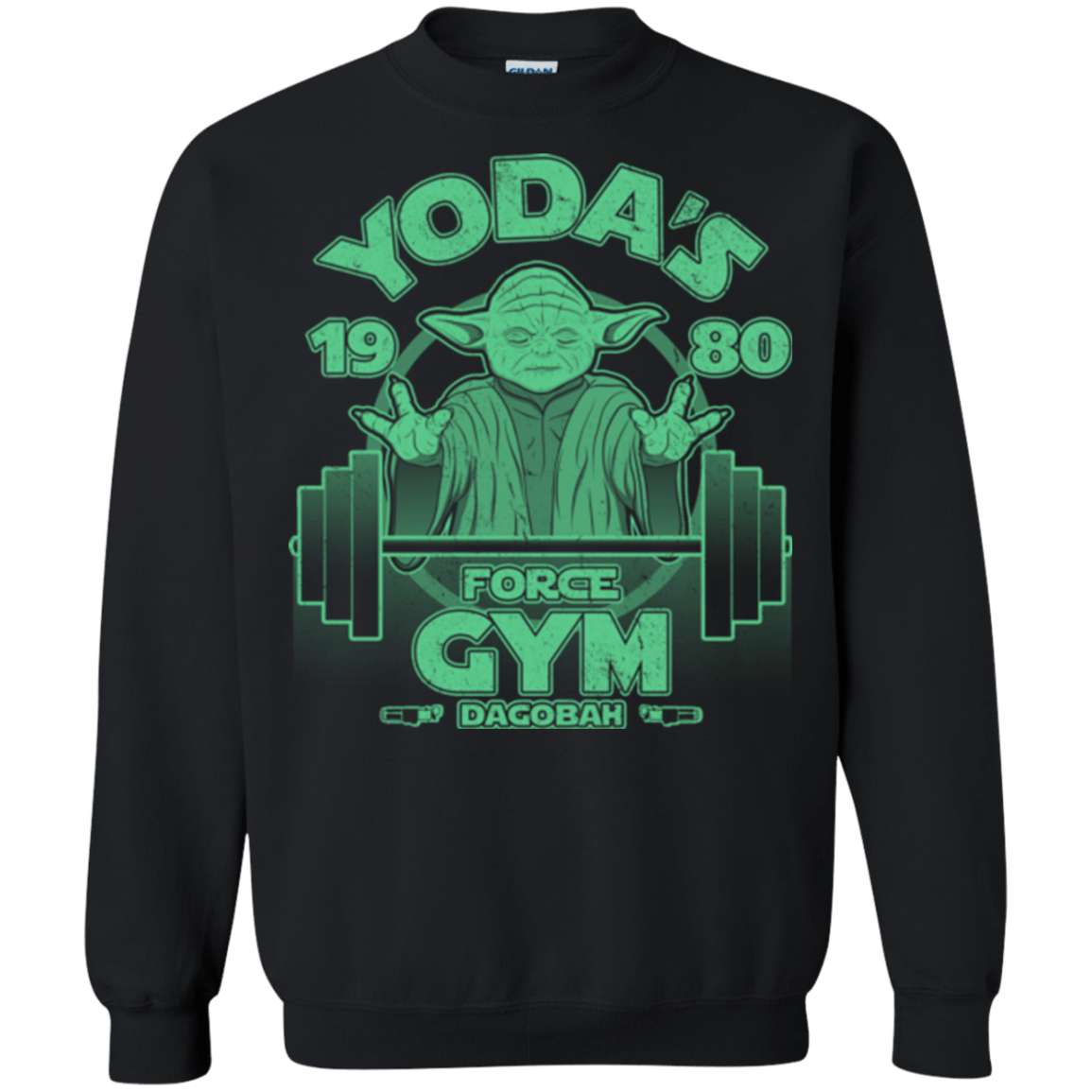 Sweatshirts Black / Small Dagobah Gym Crewneck Sweatshirt