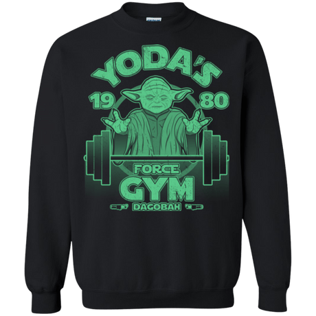 Sweatshirts Black / Small Dagobah Gym Crewneck Sweatshirt