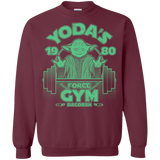 Sweatshirts Maroon / Small Dagobah Gym Crewneck Sweatshirt