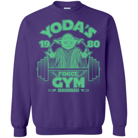 Sweatshirts Purple / Small Dagobah Gym Crewneck Sweatshirt