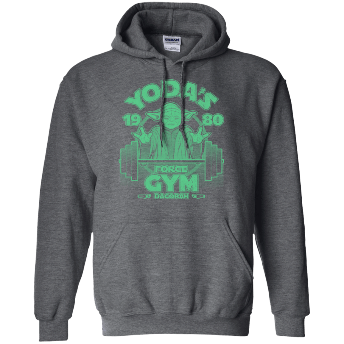 Sweatshirts Dark Heather / Small Dagobah Gym Pullover Hoodie