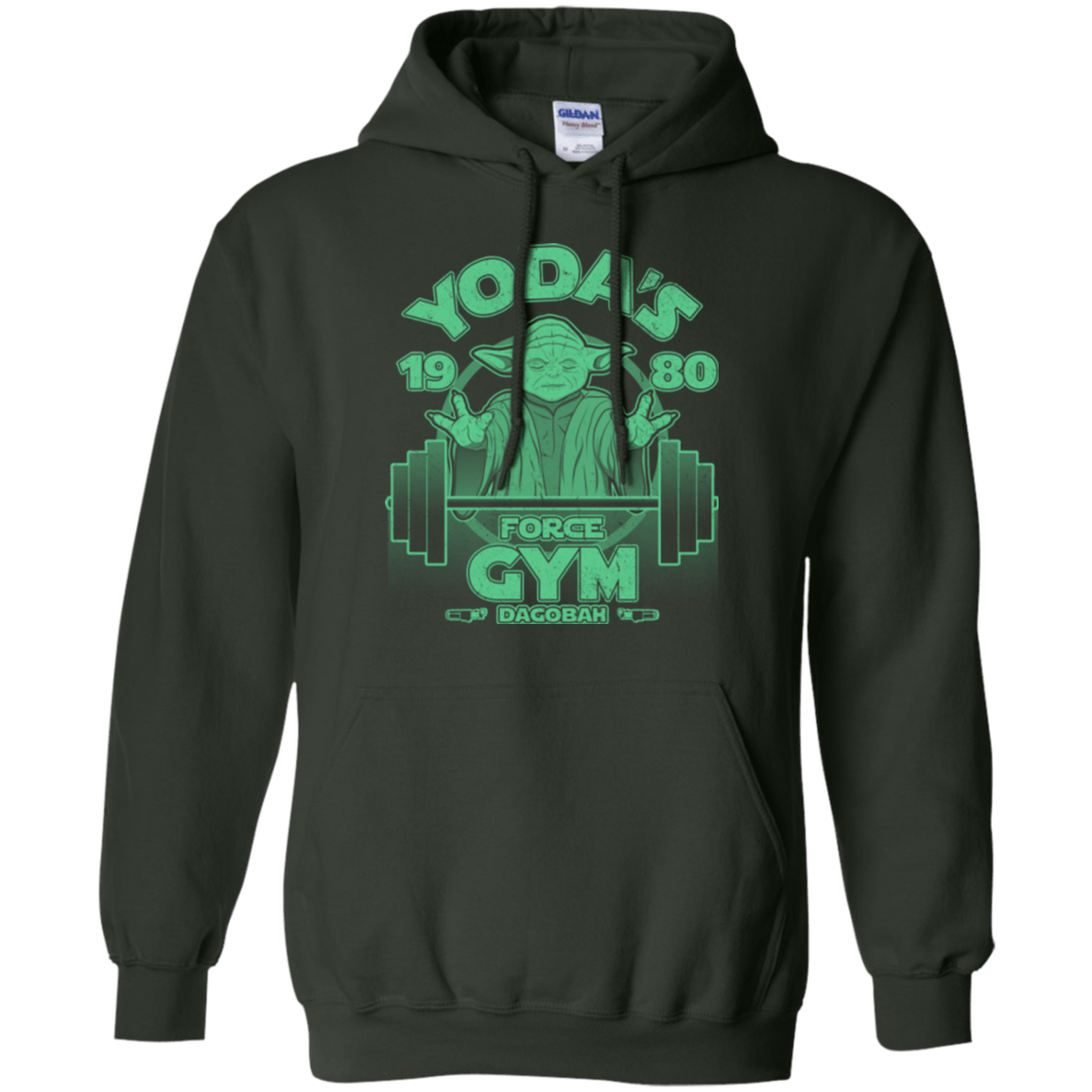 Sweatshirts Forest Green / Small Dagobah Gym Pullover Hoodie