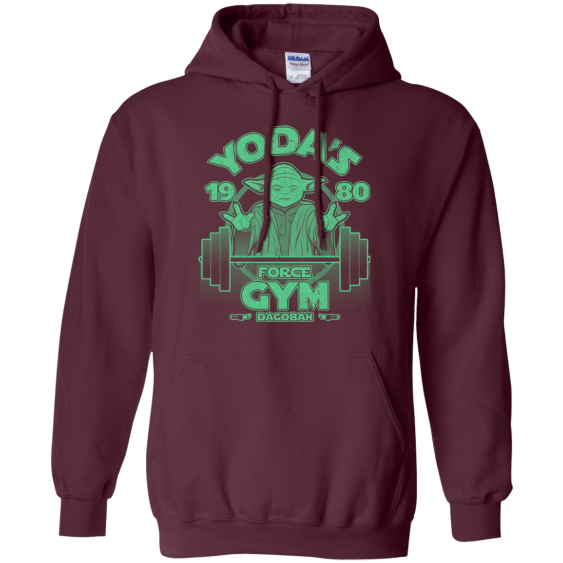 Sweatshirts Maroon / Small Dagobah Gym Pullover Hoodie