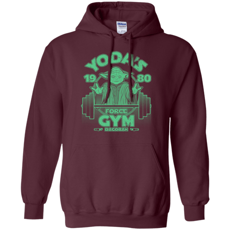 Sweatshirts Maroon / Small Dagobah Gym Pullover Hoodie