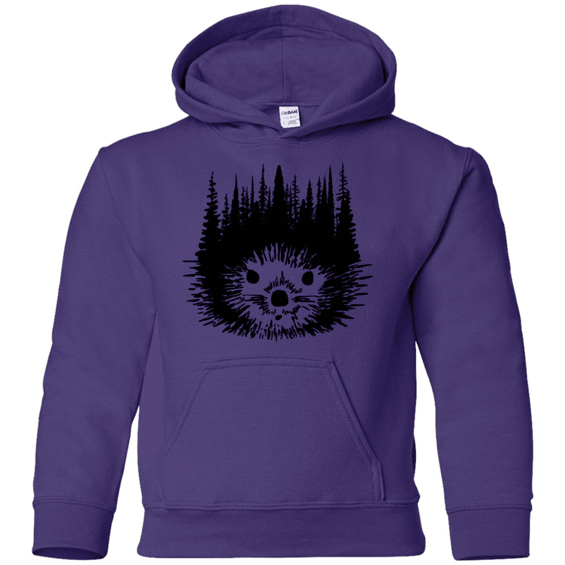 Sweatshirts Purple / YS Dam Beaver Youth Hoodie
